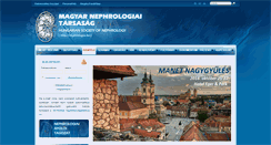 Desktop Screenshot of nephrologia.hu